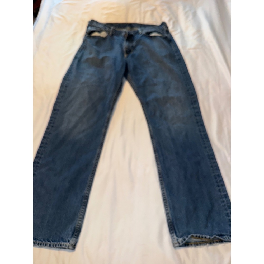 Polo Ralph Lauren Hampton Relaxed Straight Jeans Mens 36x32 Medium Wash Blue